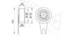 VW 028109243 Tensioner Pulley, timing belt